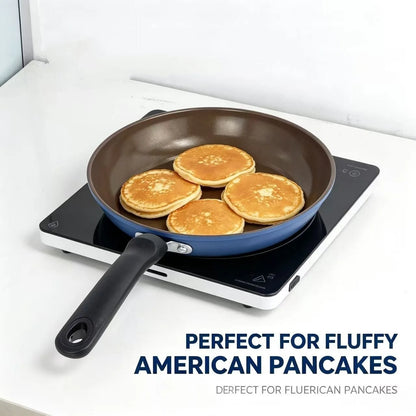 9.45 Inch Non-Stick Frying Pan, 24cm Kitchen Skillet for Steak, Eggs and Pancakes, Compatible with Induction & Gas Stove