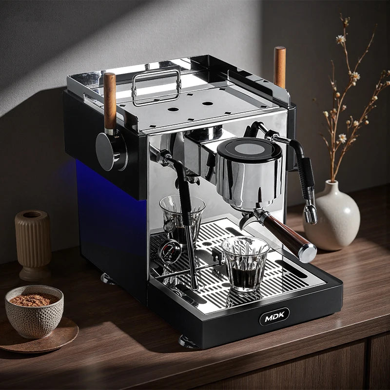 -For MC-11T Electric Stainless Steel Semi-Automatic Cappuccino Espresso Coffee Maker 12 Bar Pressure Hotel RV Outdoor Household*