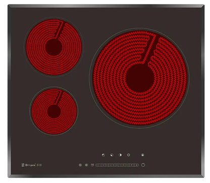 Electric Cooktop 30 Inch - 4 Burners Built-in Ceramic Cooktop, 30" Radiant Electric Stove Top with Knob Control 7200W