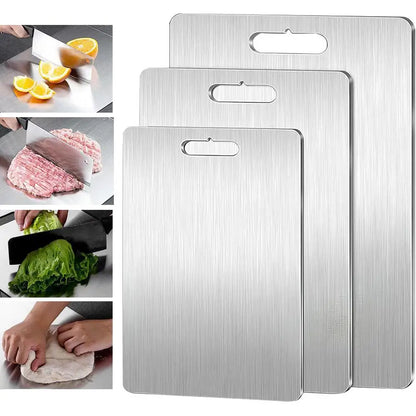 304 Stainless Steel Cutting Board Kitchen Household And Panel Mildew-proof Cutting Board Stainless Steel Cutting Board