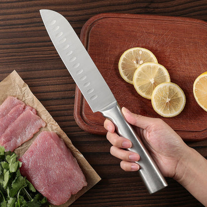 5 piece knife set, Seiko hollow handle stainless steel kitchen Chef's knife, home ladies' chopping/carving/slicing/paring knife