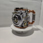 Unique 3D Car Turbo Engine Shaped Beer Mug Retro Mechanical Gear Resin Coffee Cup Creative Desktop Decor Drink Tumbler Gift