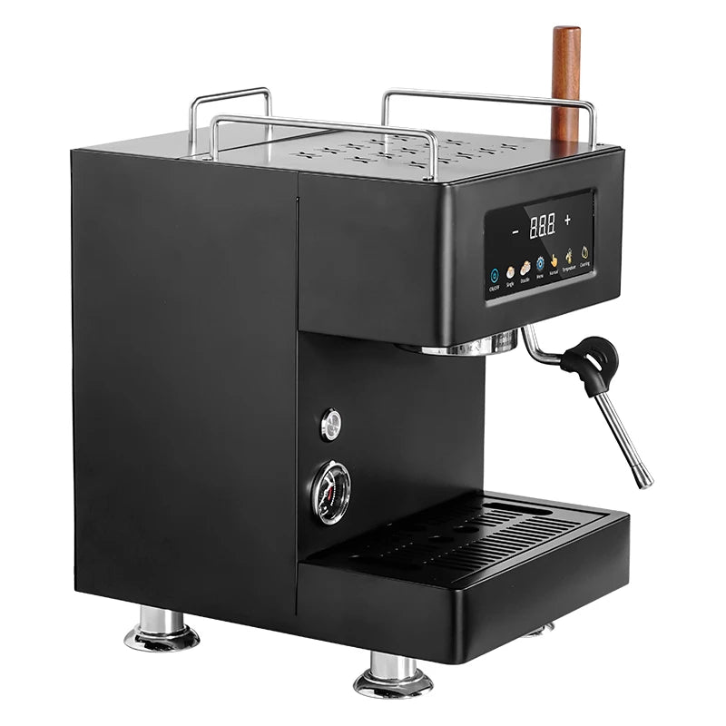 -For MC-20   RV Hotel Use Espresso Coffee Machine 12 Bars Stainless Steel Housing Semi-Automatic Programmable 20 Cups*