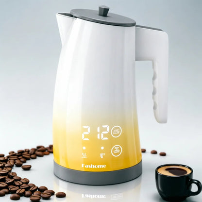 1200W Electric Kettle Temperature Control, Coffee Tea Electric Pot Water Kettle, 2 Hour Keep Warm, Automatic Power Off, Digital Display, 304 Stainless Steel Liner, 1.25L Capacity