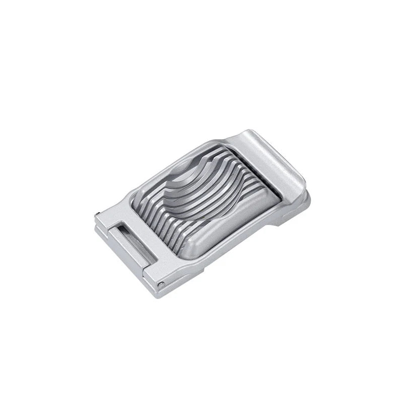 Aluminum Alloy Egg Slicer Egg Slicer Cutter for Boiled Eggs Multipurpose Slicer for Egg Ham Strawberry Banana Kitchen Gadget
