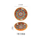 Bohemia Ceramic Rice Bowl Serving Plate Creative Ceramic Cutlery Soup Noodle Bowl Household Handle Bowl Sauce Dish