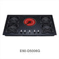High Quality Cooktop 4 Gas 1 Single Electric  Ceramic Hob Built in Induction and Gas Stove