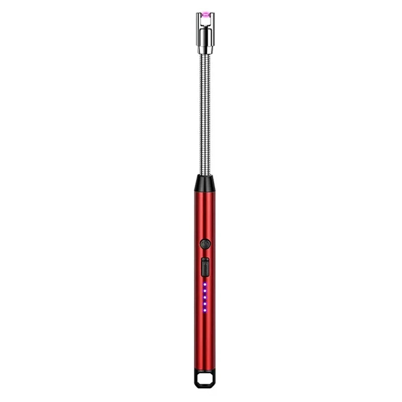 Type-C Rechargeable Kitchen Artifact Portable Smart Pulse Igniter Household Gas Stove Long Handle Electronic Lighter Wholesale