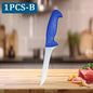 WXCOO 1~5pcs Kitchen Accessories Stainless Steel Butcher Boning Knife Set Bag Fish Fillet Slicing Knife