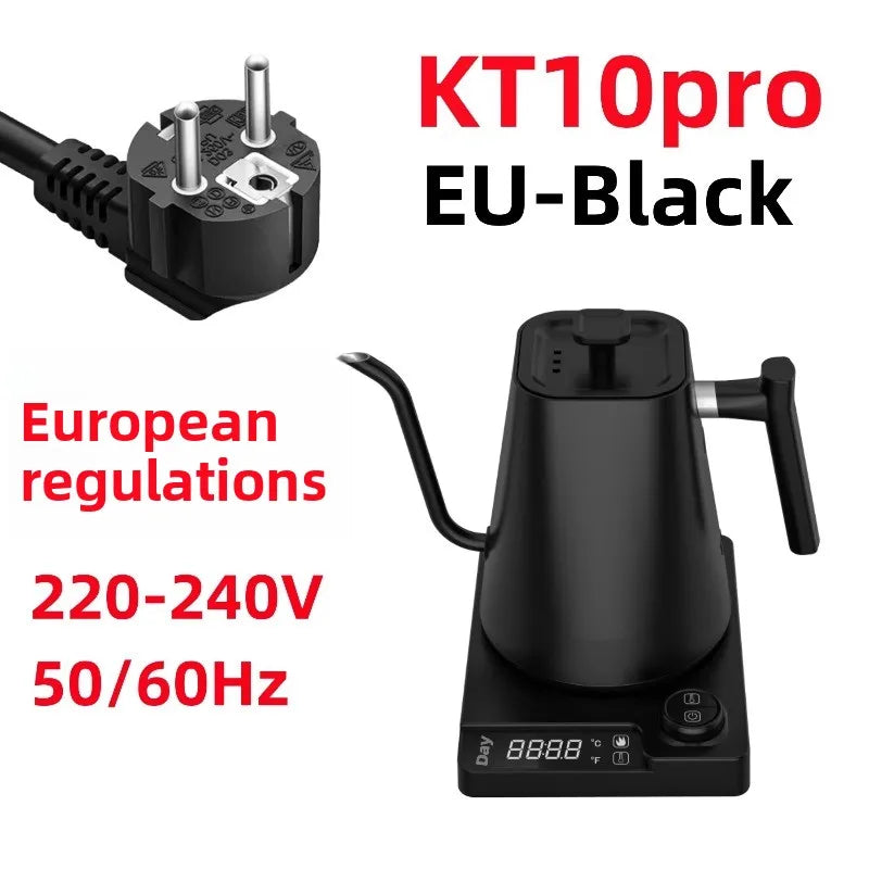 Electric Gooseneck Kettle Quick Heating Stainless Steel Pour-Over 1L 1200W Coffee Tea Pot for Hotel Household Coffee Product