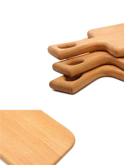 Custom Mini High Quality Kitchen Wooden Chopping Tray Blocks Cutting Board Pizza Bread Fruit Sushi Tray Hangable Kitchen Tool I6