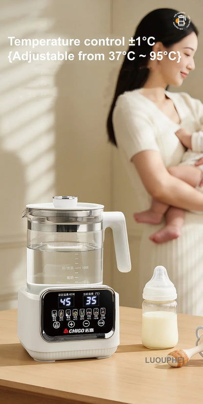 1.5L Electric Kettle Home Health Kettle Multifunctional Milk Regulator Temperature Control Flower Tea Kettle Auto Keep Warm 800W