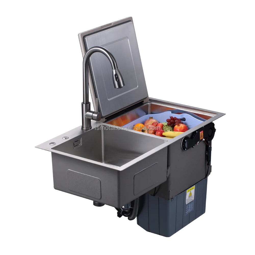 Trending Product houseuse Mini Dishwasher Fregaderos Inteligentes Smart Sink Modern Bar Dish Washer with Automatic Cover