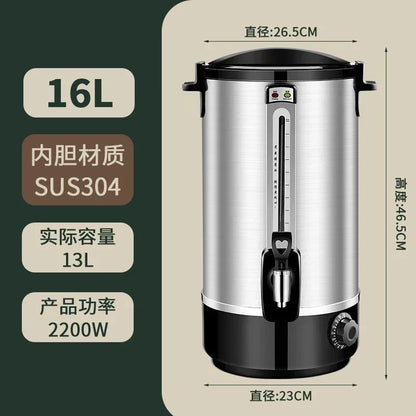 Commercial Precision Temperature Control Insulation Bucket, Stainless Steel Electric Water Bucket, Large Capacity