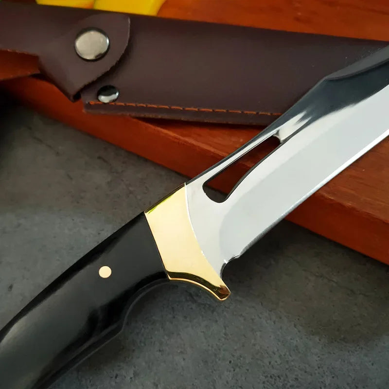 Stainless Steel Professional Butcher Knife Boning Utility Knife Kitchen Forged Handmade Knife Wooden Handle Kitchen Accessories
