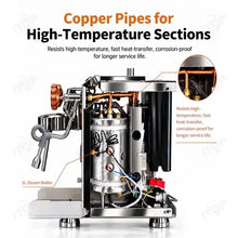 STLF  Hot Selling 58mm Home Espresso Maker, Triple Heating System, Dual Pumps, Home Coffee Maker with Cold Brew Mode