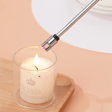 Type-C Rechargeable Kitchen Artifact Portable Smart Pulse Igniter Household Gas Stove Long Handle Electronic Lighter Wholesale