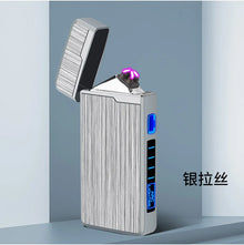 Plasma Dual ARC Touch Sensitive Lighter USB Rechargeable Windproof Flameless Lighter Gift for Men