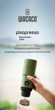 Wacaco Pixapresso Portable Electric Espresso Coffee Capsule Machine Battery Powered For Outdoor Camping Hiking Travel Home Cafe