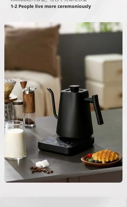 900ML Electric Gooseneck Kettle Constant Temperature Rapid Heating Hand Brew Coffee Pot Gooseneck Kettle Tea Kettle 110V/220V