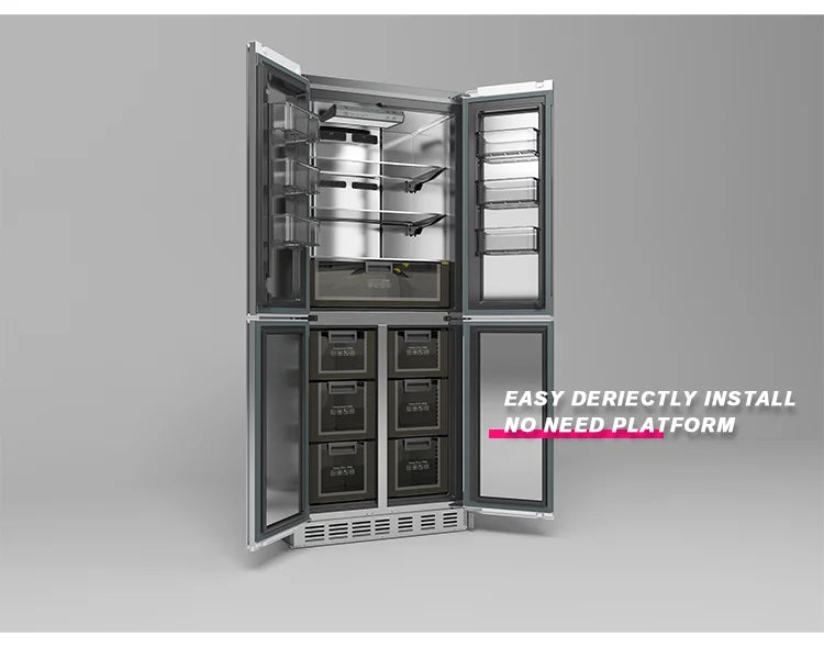 2025 BCD-355WQB Best-Selling Built-In Refrigerator-Freezer - 355L Home Appliance with Premium Cooling Performance
