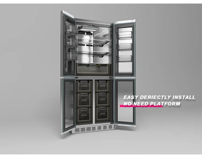 2025 BCD-355WQB Best-Selling Built-In Refrigerator-Freezer - 355L Home Appliance with Premium Cooling Performance