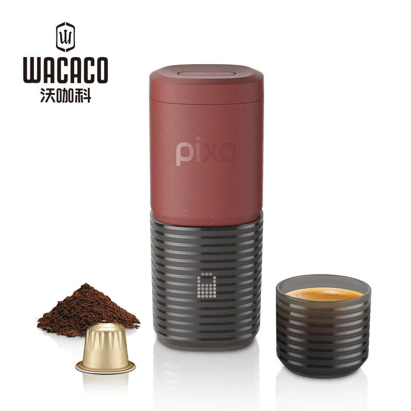 Wacaco Pixapresso Portable Electric Espresso Coffee Capsule Machine Battery Powered For Outdoor Camping Hiking Travel Home Cafe