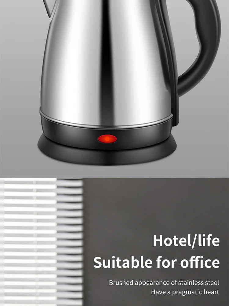 GELAIBO electric kettle, large-capacity 1.8-liter glass kettle, one-button boiling water, automatic shutdown, anti-dry function