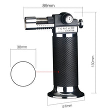 Gas Lighter Windproof BBQ Kitchen Cooking High Capacity Torch Turbine Lighter Spray Gun Jewelry Metal Welding Men's Gifts  Torch