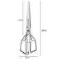 Extended Stainless Steel Kitchen Scissors Heavy-duty Barbecue Scissors Steak Shears,Multi-purpose Chicken Bone Scissors