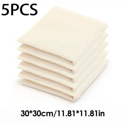 Reusable Nut Milk Cloth Bag Strainers Unbleached Natural Cotton Cheesecloth Cheese Yogurt Tofu Filter Kitchen Fine Mesh Strainer