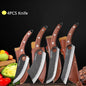 WXCOO Forged Butcher Bone Cutter Kitchen Knife Stainless Steel with Sheath 1~8pcs Chef Fruit Knives Scissor BBQ Cooking Boning