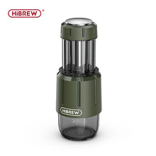 HiBREW 2 in 1 Portable Coffee Machine Hot/Cold Water Manual Espresso Maker For Capsule & Ground Hand Press Brewer H4D