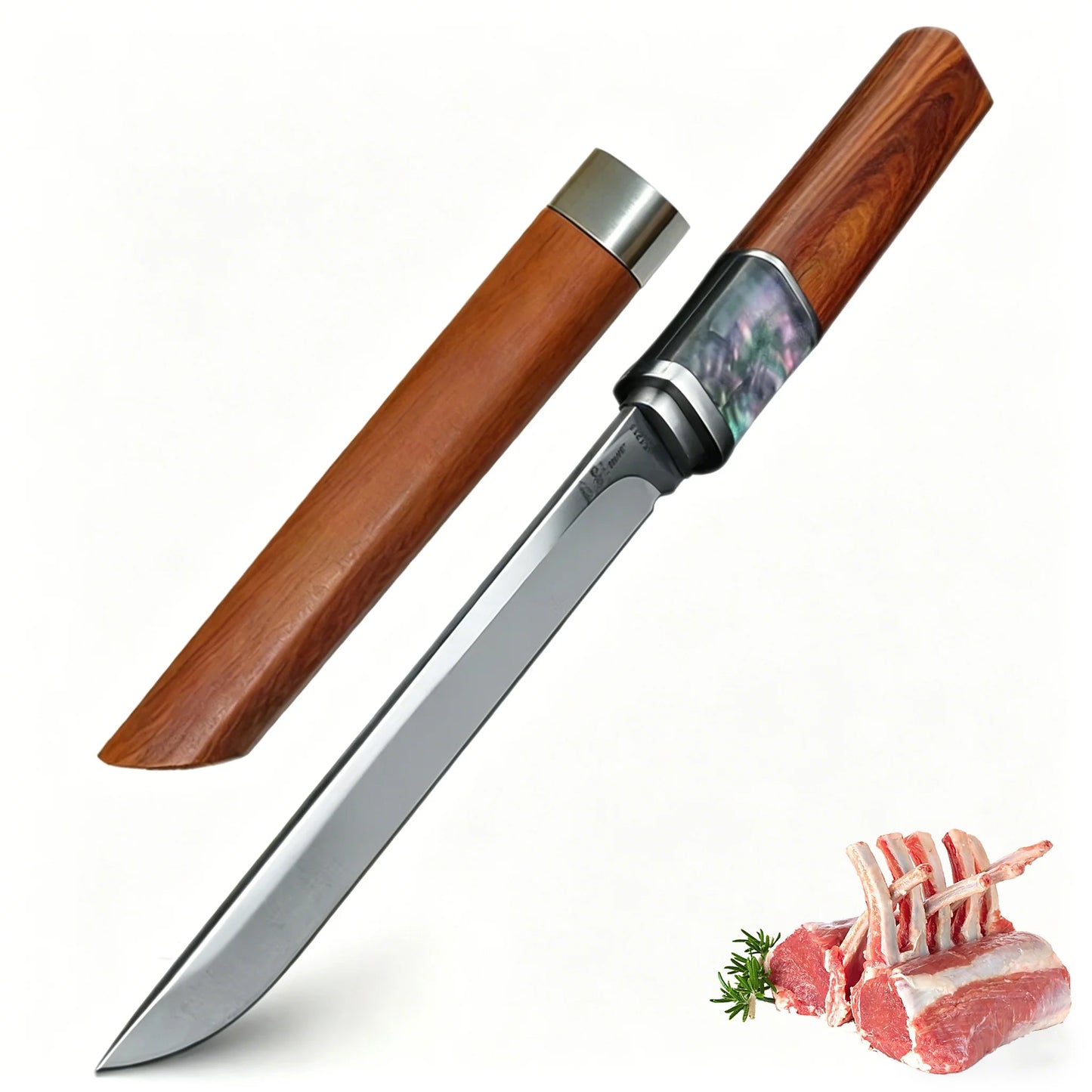 1/2/3-piece kitchen knife set Japanese Kitchen Knife with Sheath Stainless Steel Chef Knife for Cooking Meat and Vegetables