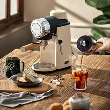 Espresso Coffee Machine with Steam Milk Frother, Semi-Automatic Coffee Maker 240ml 800W for Home Cappuccino Latte