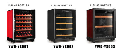 Supplier Customized Commercial Wine Beverage Refrigerator Dual Zone Large Size Wine Cooler Cabinet for Sale