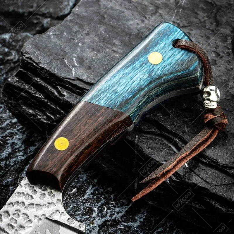 WXCOO Kitchen Boning Knife Butcher's Cutting Knife Slicing Meat Cleaver Full Tang Handmade Forged Knife Kitchen Accessories