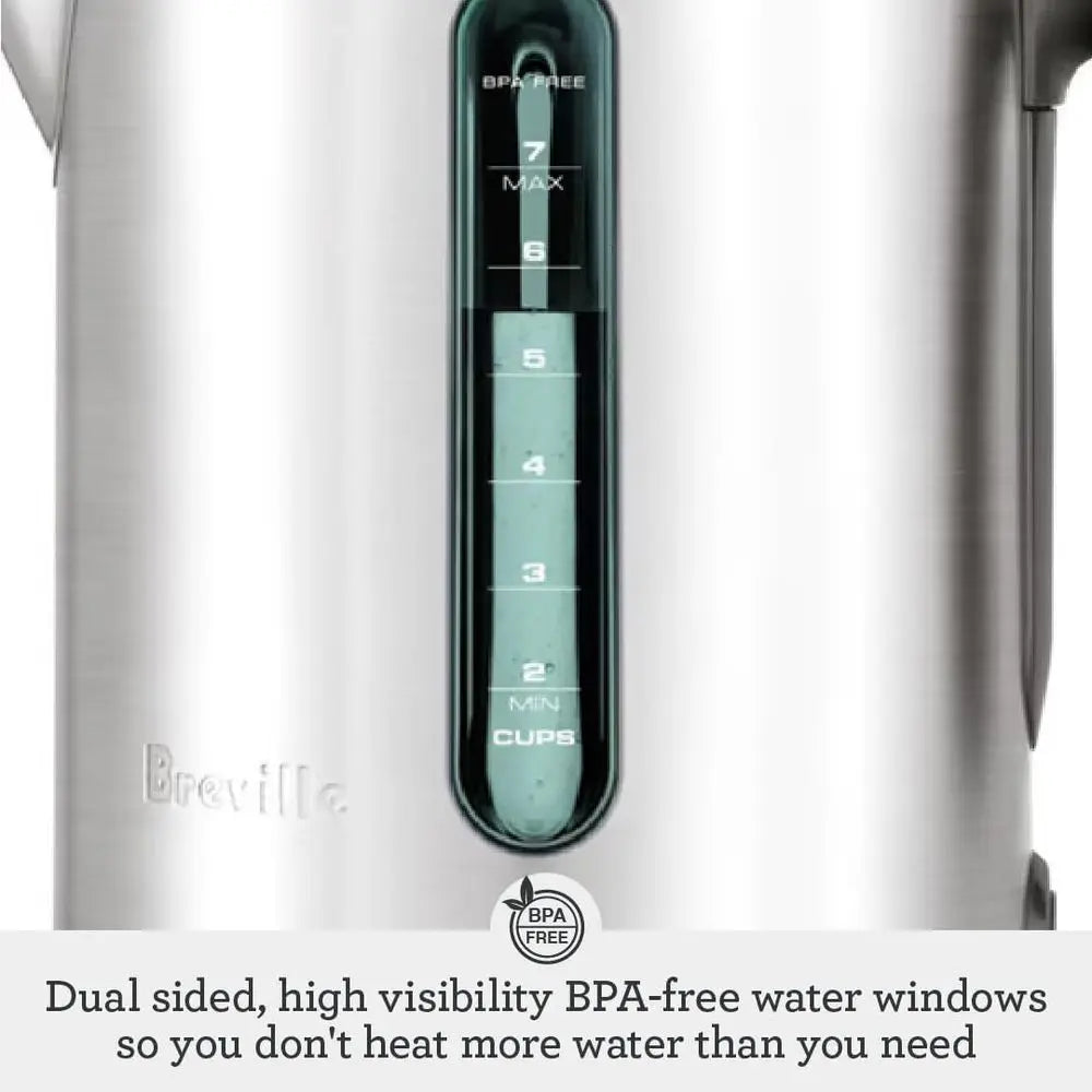 7-Cup Stainless Steel Hot Water Kettle, Brushed Finish