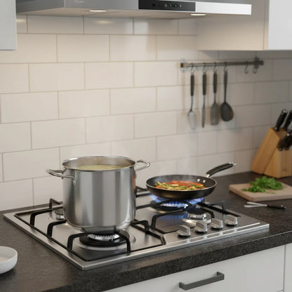 Clearance Sale Powerful Sealed Burners Gas Stove Safety Auto-Shutoff Cooktop with 4 Nozzles for Home Restaurant Cooking