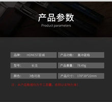 HONEST Metal Windproof Jet Blue Flame Butane Gas Lighter Visible Gas Window Outdoor Camping BBQ Kitchen Cigar Lighters Smoking
