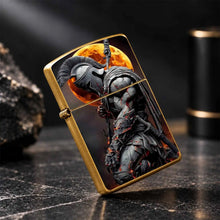 Spartan Themed Creative Lighter, Full Scenario Application For Daily Commute, Outdoor Trips, Casual Gatherings And More, Striking Dark Aesthetic, Premium Tactile Feeling, Ideal Choice For Personal Use And Gifting, Stylish Pra