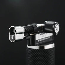 HONEST Double Flame Welding Gun Gas Torch Lighter Safety Lock Switch Jet Fire Open Fire Switching BBQ Kitchen Cigar Lighters