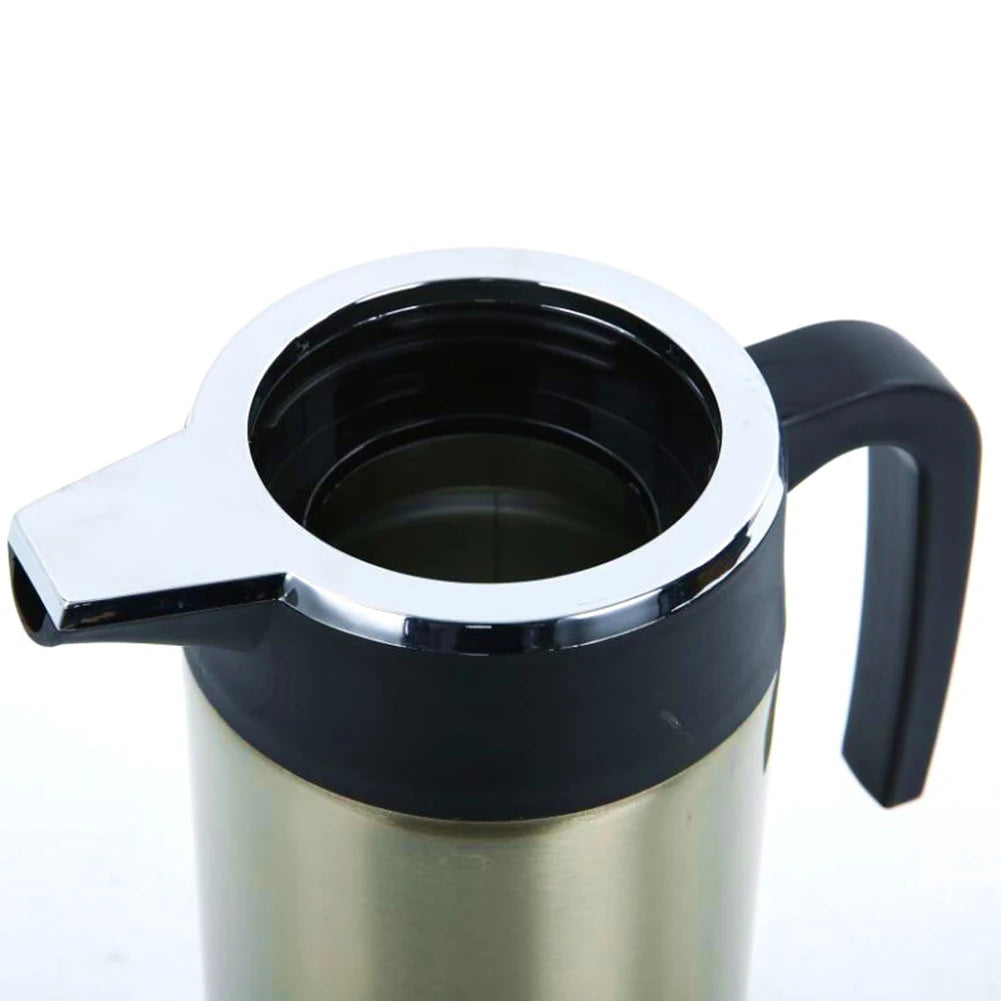 1200 ML Car Hot Kettle Portable Water Heater Large Capacity 12/24 V 120/240 W Fast Boiling for Coffee Tea Drinks for Travel Home