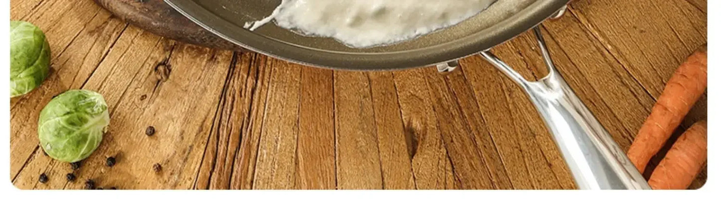Titanium Pan Non-stick Frying Pan Household Wok Steak Frying Pan Induction Cooker Gas Stove Special  Wok Frying