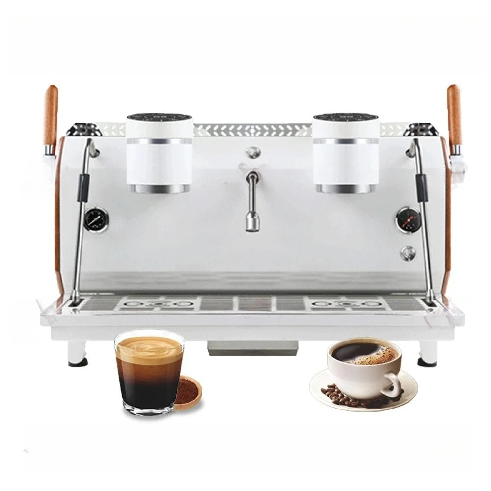 Commercial Espresso Coffee Machine Cappuccino Coffee Maker Double Group Coffee Machine With Imported Pump