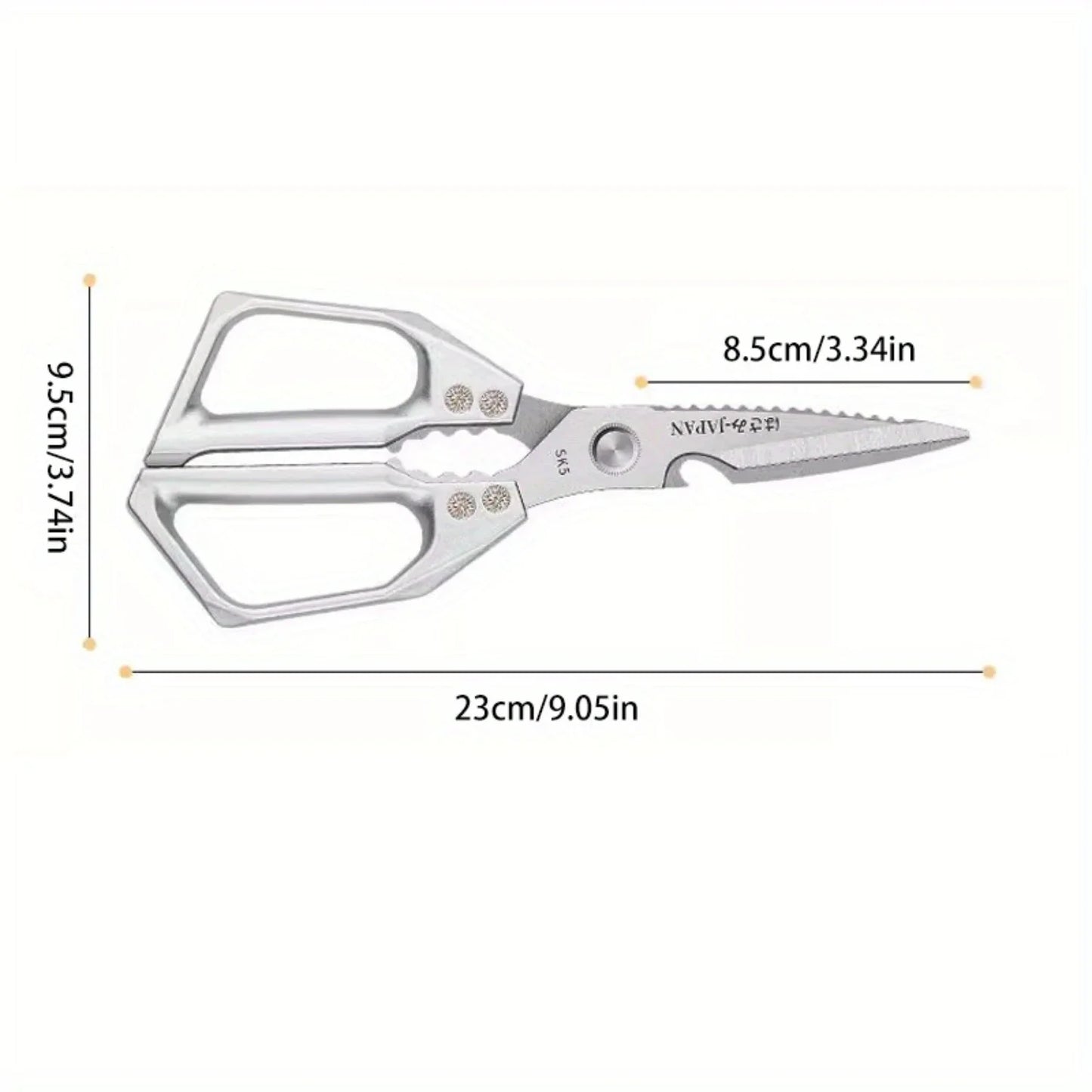 Sharp Stainless Steel Kitchen Scissors Poultry Shears Fish Bone Remover Multifunctional Meat Food Cutter Scissors For Kitchen
