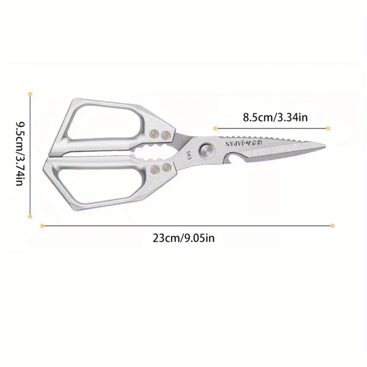 Sharp Stainless Steel Kitchen Scissors Poultry Shears Fish Bone Remover Multifunctional Meat Food Cutter Scissors For Kitchen