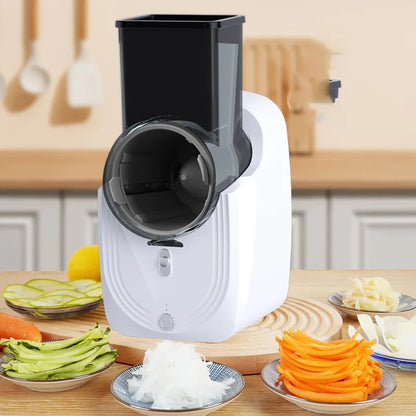 Household Multi-function Vegetable Cutter 1PC Kitchen Electric Vegetable Cutter Vegetable Slicer Shredder Automatic