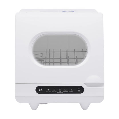 Portable Countertop Dishwasher Compact Dishwasher Mini Countertop Dishwasher 15.74*15.74*17.71in High-Temperature Water Twelve High-Performance Spray Jets Low Noise For Home Apartment Camper Rv