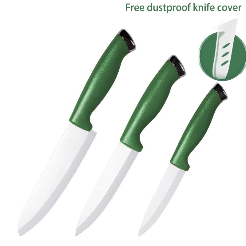 Ceramic Knife 4 5 6 Inch Knives Kitchen Set White Blade Chef Utility Paring Vegetable Slicing Ceramic Knives Kitchen Accessories